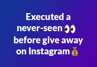 Used Giveaway Campaign on Instagram for CoinSwitch Kuber Case Study ...