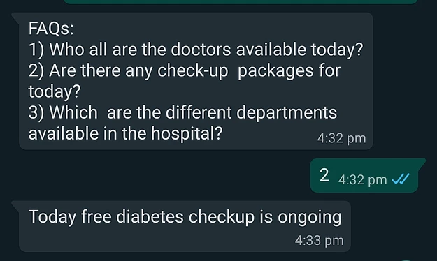 Healthcare WhatsApp Chatbot Use Cases - For Hospitals and Clinics