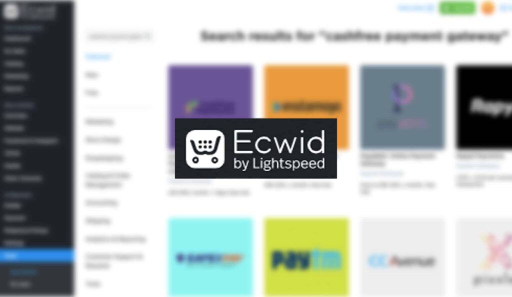 Ecwid eCommerce tool