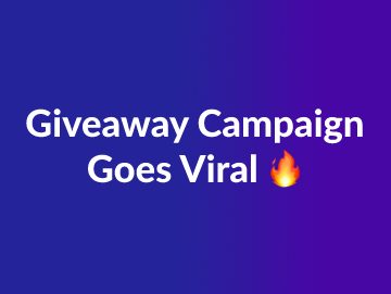 giveaway campaign