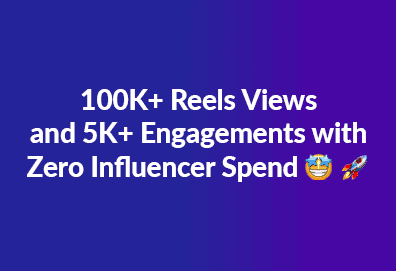 100K+ Reels Views and 5K+ Engagements