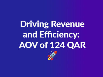 AOV of 124 QAR for an Online Pharmacy