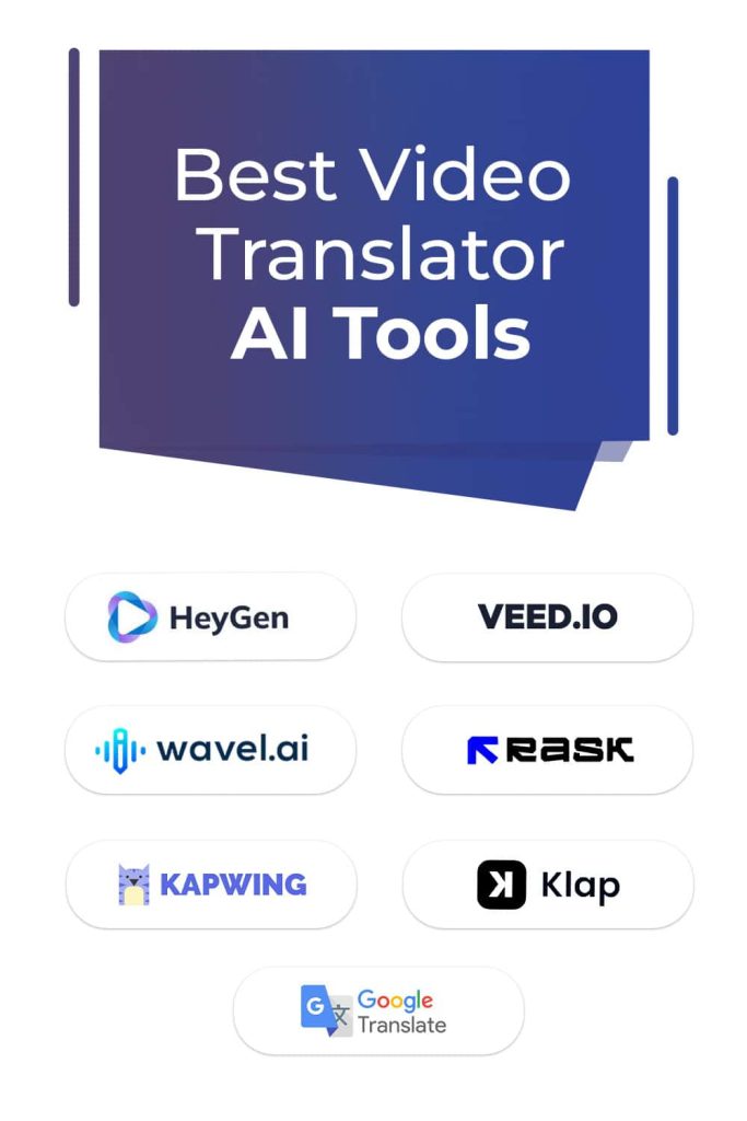 Best Video Translator AI Tools