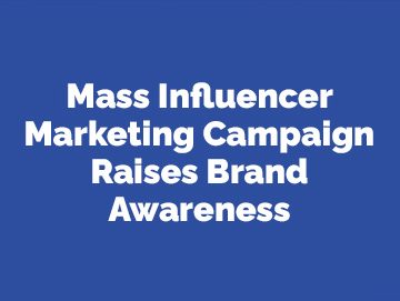 Strategic Mass Influencer Marketing