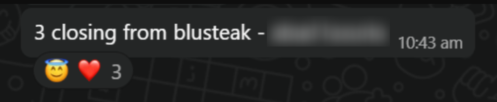 Client Feedback on Blusteak delivered sales of 3 Luxury Apartments through Meta Ads