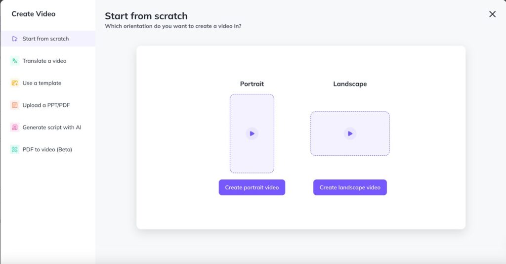 Upload video to HeyGen