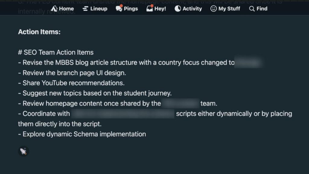 Meeting minutes formatted with custom GPT 