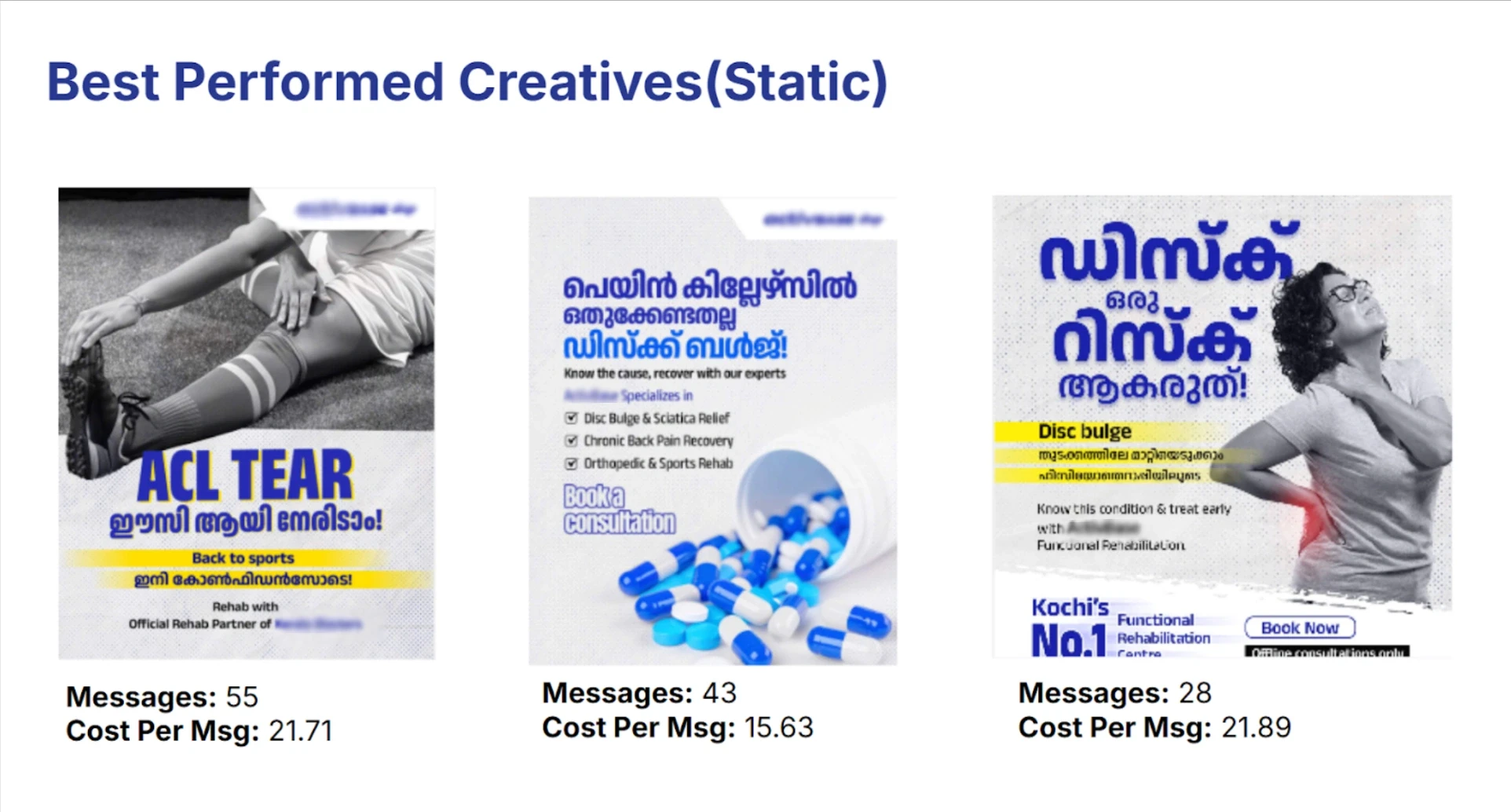 Best Video Creatives for performance Marketing for physiotherapy business