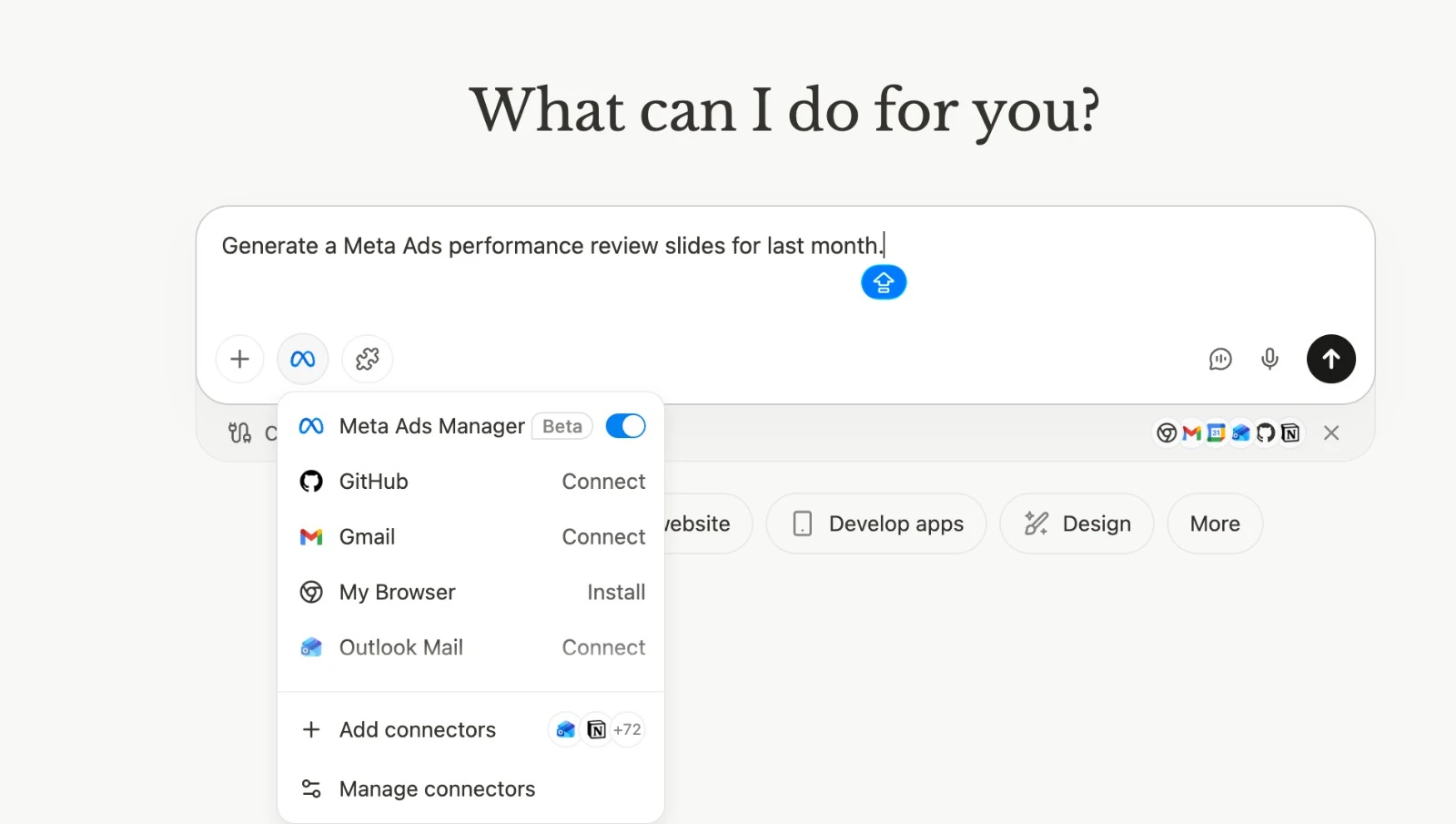 Connect Meta Ads to Manus AI