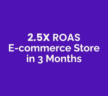 Blusteak Built 2.5X ROAS E-commerce Store in 3 Months