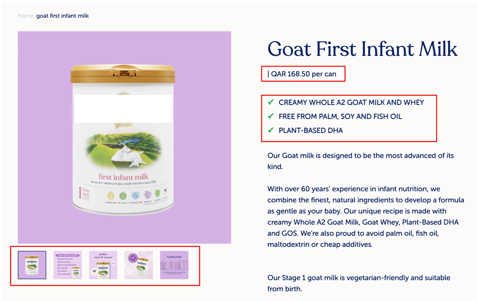 Revised the product page content with the USPs, Product Images and additional contents.
