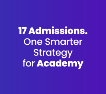 17 Admissions. One Smarter Strategy for Academy