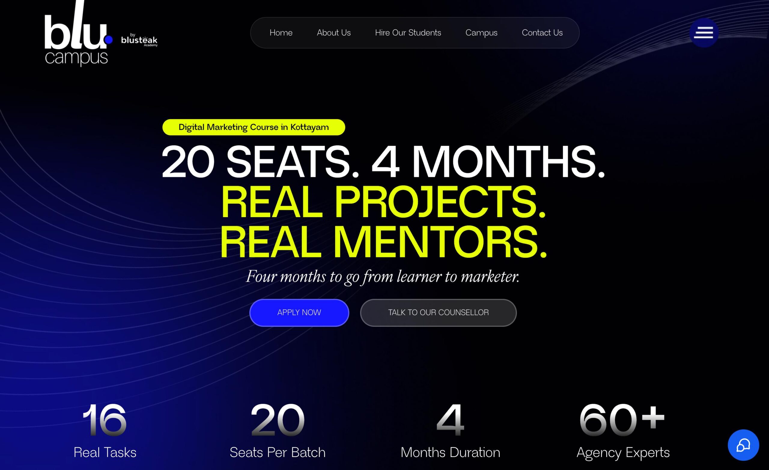 Blucampus Revamped Website