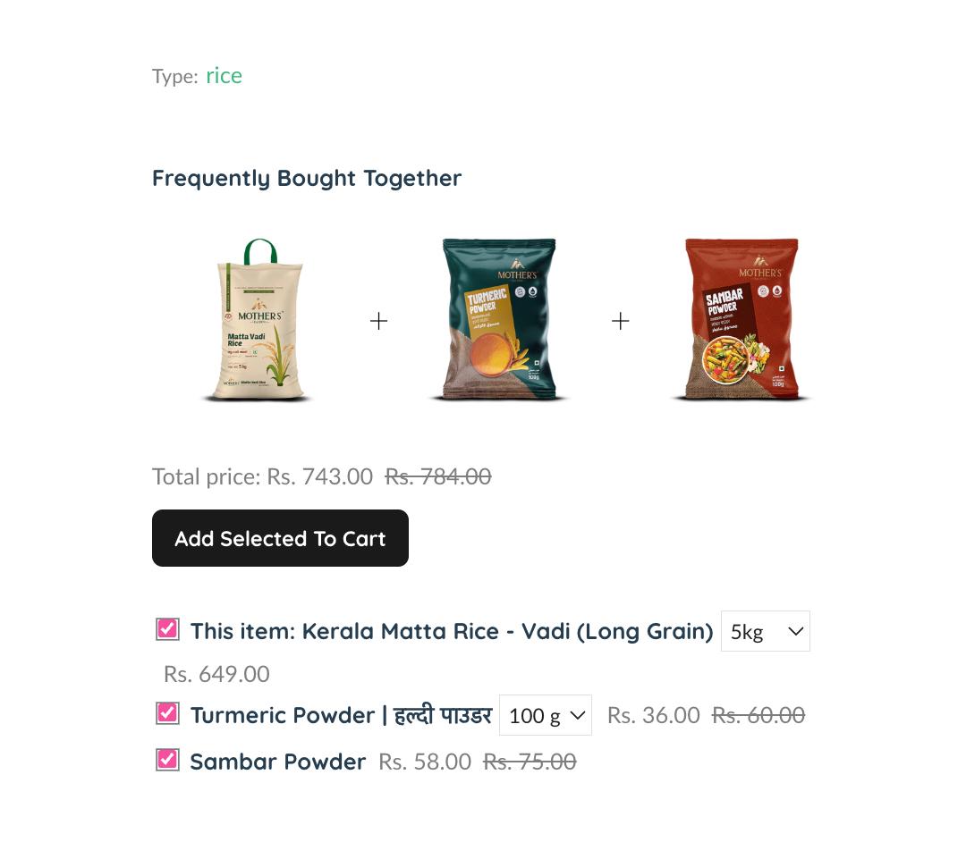 Blusteak implemented Frequently Bought Together recommendations in Ecommerce Store