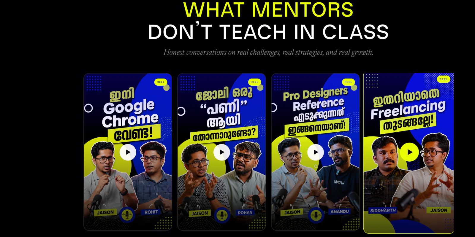 Mini mentor podcast playlist reels on Blucampus